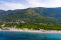 Montenegro. Auto camping on the beach