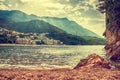 Montenegro beach landscape