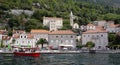 Montenegro Budva bay. Budva coastline city view. Royalty Free Stock Photo