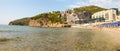 Montenegro, Budva. The view on sea beach.