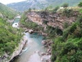 Montenegro, the canyon of the river Moraca