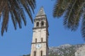 Montenegro. city old Bar. the clock tower in the old fortress.