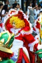 Montenegro, Herceg Novi - 04/06/2016: Clown in colorful fancy dress.