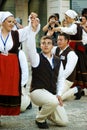 Montenegro, Herceg Novi - 28/05/2016: Dance of the Croatian folklore group Rakalj