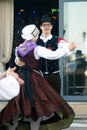 Montenegro, Herceg Novi - 28/05/2016: Dance folk group Iskraemeco from Kranj, Slovenia