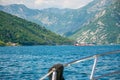 Sea ferries carry cars and buses with tourists between the two cities. Royalty Free Stock Photo