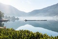 Montenegro, Kotor Bay, reflection of the city in the sea Royalty Free Stock Photo