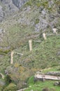 montenegro kotor steep path in mountains