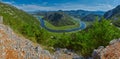 Montenegro Majestic Landscape - Rijeka Crnojevica river bending