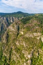 Montenegro mountains helicopter aerial view