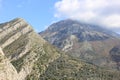 Montenegro mounts. view from old town Bar