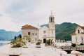 Montenegro. Perast. 16.05.2020 Boka island Church of Our Lady of the Rocks Kotor Bay Royalty Free Stock Photo