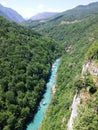 Montenegro River from the bridge