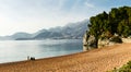 Montenegro sea landscape with mountains