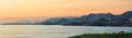 Montenegro sunset panorama