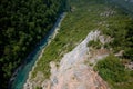 Montenegro. Tara river canyon Royalty Free Stock Photo