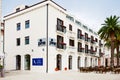 Montenegro, Tivat - August 06, 2015: Hotel Pine is situated in Tivat town, near luxury yacht marina Porto Montenegro