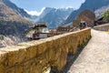 Montenvers Mer de Glace train station, Chamonix, France Royalty Free Stock Photo