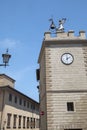 Montepulciano, Siena, Italy: historic buildings