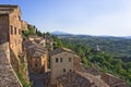 Montepulciano in Tuscany, Old city panoramic view, Tuscany countryside landscape, Italy, Europe