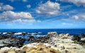 Monterey Bay coast line Royalty Free Stock Photo