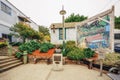 Bust of Kalisa Moore in Cannery Row, Monterey, California Royalty Free Stock Photo