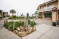 John Steinbeck Plaza is located on Cannery Row at Monterey. Shops, galleries, and gift shops, street view