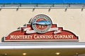 Monterey Canning Company sign at Cannery Row - Monterey, California, USA - 2021