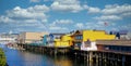 Monterey Pier To Cruise Ship Royalty Free Stock Photo