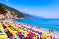 Monterosso al Mare Beach, Cinque Terre, Italy Royalty Free Stock Photo