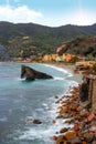 Monterosso al mare, cinque terre in Liguria region, Italy Royalty Free Stock Photo