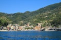 Monterosso Al Mare Coastal Village Shoreline and Beach Royalty Free Stock Photo