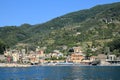 Monterosso Al Mare Coastal Village Shoreline and Beach Royalty Free Stock Photo