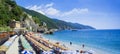 Monterosso beach in Cinque Terre Royalty Free Stock Photo