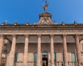 Monterrey, Central square Macroplaza, Government Palace Palacio del Gobierno Royalty Free Stock Photo