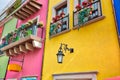 Monterrey, historic buildings in the center of the old city Barrio Antiguo at a peak tourist season