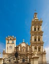 Monterrey, Macroplaza, Metropolitan Cathedral Catedral Metropolitana de Monterrey Royalty Free Stock Photo