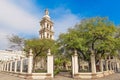 Monterrey, Macroplaza, Metropolitan Cathedral Catedral Metropolitana de Monterrey Royalty Free Stock Photo