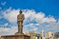 Monterrey, Mexico-11 December, 2018: Monterrey, Landmark Macroplaza La Gran Plaza square in historic city center, the seventh