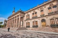 Monterrey, Mexico-11 December, 2018: Monterrey, Macroplaza, Government Palace Palacio del Gobierno Royalty Free Stock Photo