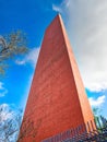 Monterrey, Mexico-11 December, 2018: Monterrey, Macroplaza, Landmark Tower of Commerce Monument Faro Del Comercio in historic Royalty Free Stock Photo