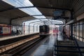 Monterrey, Nuevo Leon. 10 05 2023 Metro from the Y Griega station in the City