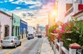 Monterrey streets in the center of the city, Barrio Antiguo