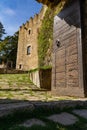 Montesquiu Castle in Ripoll, Catalonia, Spain.