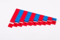 Montessori Counting Rods Royalty Free Stock Photo