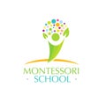 Montessori School Creative Vector Kids Friendly Concept