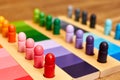 Montessori wood color gamut