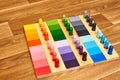 Montessori wood color gamut