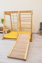 Montessori wood stairs