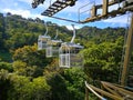 Monteverde, costa Rica, Aerial tram in the middle of the forest.